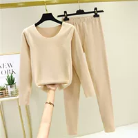 Комплект, штаны, телесного цвета, круглый воротник