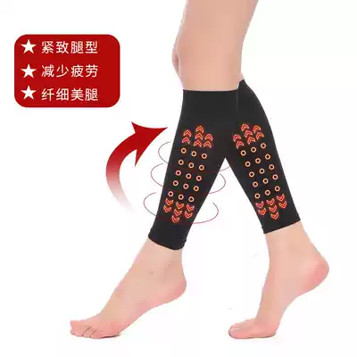 Thin calf socks 680D pressure set women's leg socks long running sports thin leg sleeve thigh pressure bag calf plastic leg