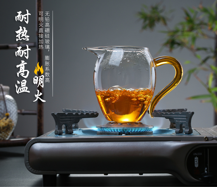Bộ lọc trà bị rò rỉ bộ lọc thủy tinh kungfu bộ phụ kiện bộ lọc trà phễu nhiệt tách trà bộ - Trà sứ bộ ấm trà cao cấp