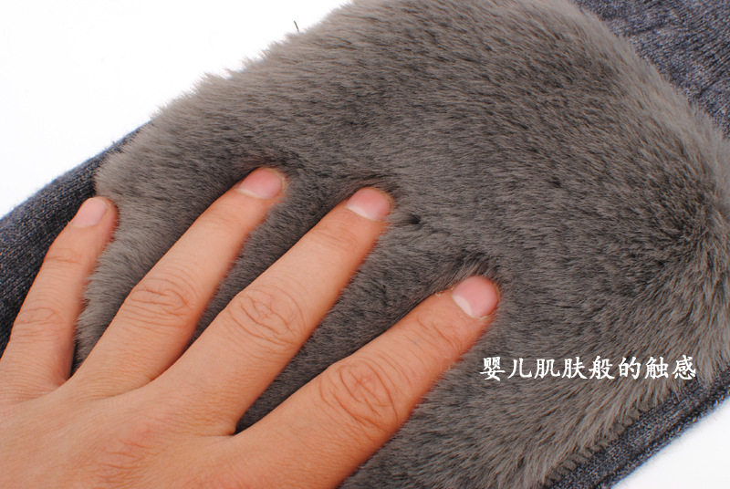 Ilite Rabbit Velvet High -Cavical Woom Колени 16