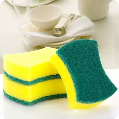 Household goods cleaning double-sided brush bowl washing dishes nano rag Brush pan magic sponge cleaning cloth kitchen cleaning
