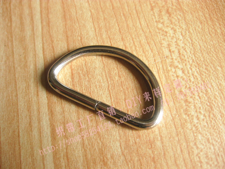 DIY accessories accessories 25 32 38 50mm 50mm iron circle bags with metal rings to adjust the hyperlinks buckle