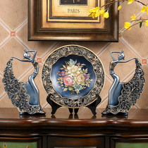 European ornaments home decorations living room entrance wine cabinet TV cabinet office decoration crafts creative ornaments
