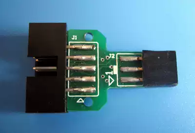 AVR ISP connection ISP - 6 pin turns to ten pin connecting plate