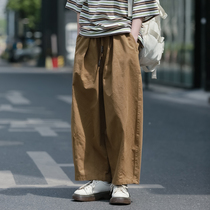 Pants Children small crowddesign Sensation Spring Autumn Ins Day Series Zipper Tooling Casual Pants Loose Slim Straight Cylinder Broadlegged Pants