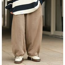 Upright Walking Spring Autumn Loose Neutral Broadleg Bunch Foot Casual Pants Women Day Ensemble Pants Sports Pants Student Couple Bf