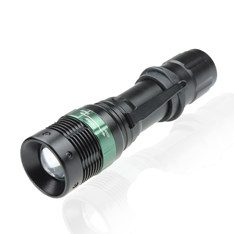 Rotating zoom focusing dimming light flashlight Mechanical zoom flashlight Mini flashlight