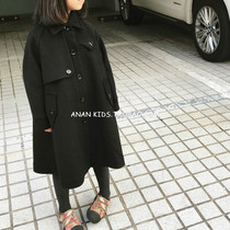  2019 original custom childrens mens and womens loose version of woolen coat
