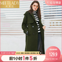 Millaida 2020 Elegant Double-breasted Thick Loose Straight Long Fashion Tone Coat Jacket Women