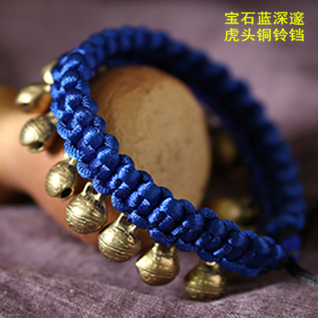 Vòng tay gió quốc gia vòng tay hổ đầu chuông đồng năm nay của ác thần an toàn dây đỏ vòng chân retro đôi mẫu vòng chân nhảy múa