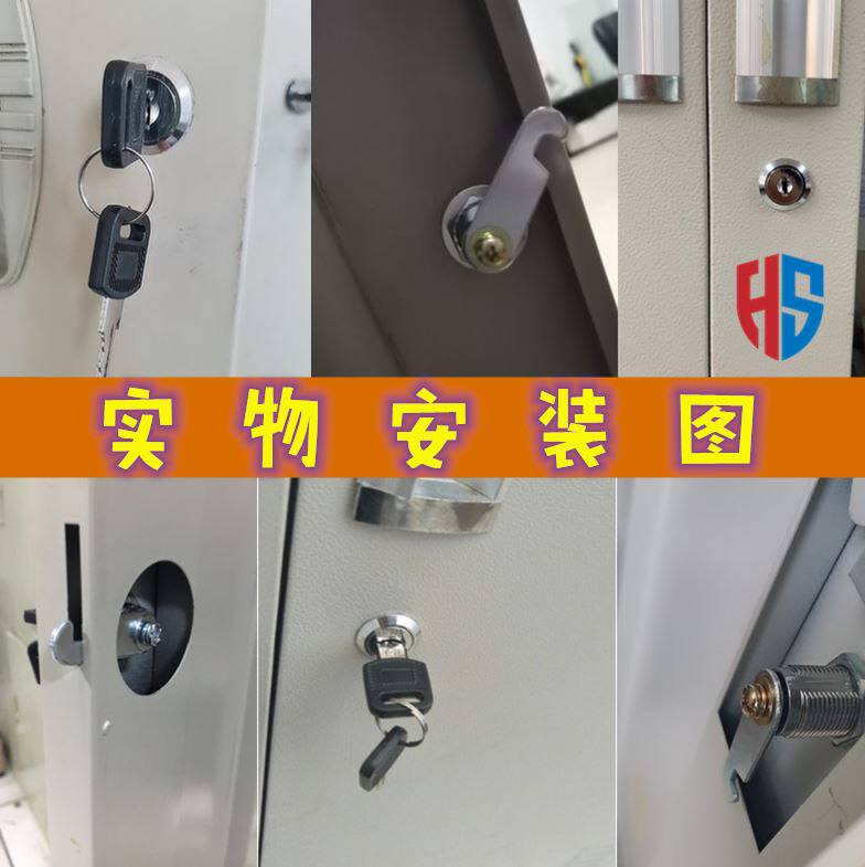 Bathhouse file cabinet Tin file cabinet Lock control cabinet Turn private gym cabinet Wardrobe Wear-resistant