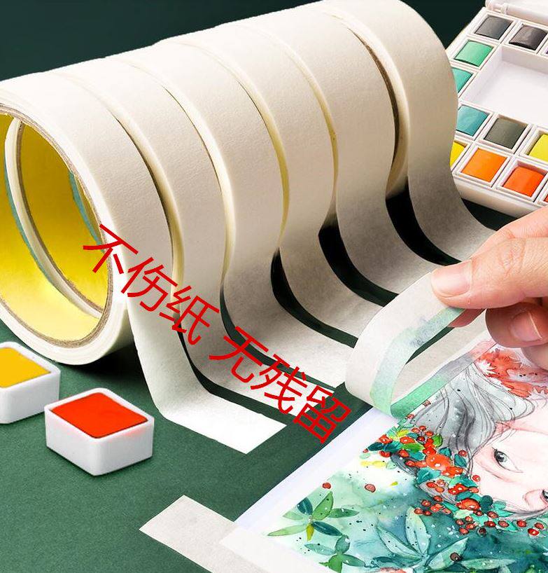 Wall Powder Brush Shade Meme Gum House Furnishing Deco Stickers Beauty Stitch Stickler Insulation Adhesive Tape Furnishing Paper Mend