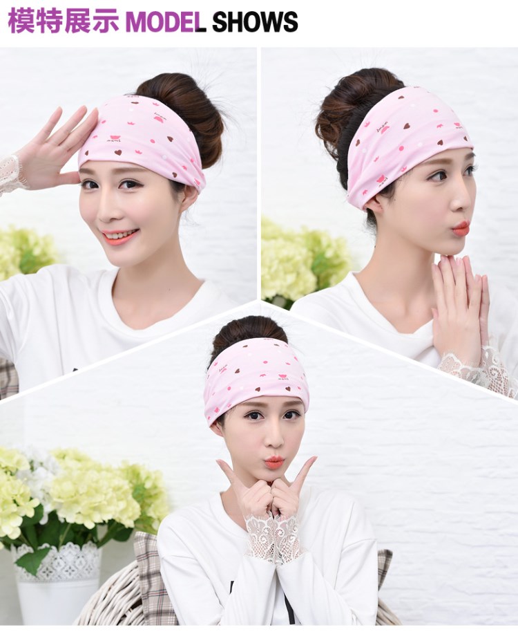 Mũ ngủ mùa hè ngủ nữ ngủ mỏng thoáng khí khăn trùm đầu hóa trị baotou mũ đội đầu người lớn mũ tháng - Mũ thai sản / Vớ / Giày combo đồ đi sinh cho mẹ và bé