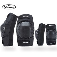 VEMAR mùa hè xe máy bảo vệ thiết bị off-road cưỡi đầu gối chống vỡ miếng đệm khuỷu tay thiết bị bảo vệ ngắn bốn mảnh - Xe máy Rider thiết bị đai đeo đầu gối