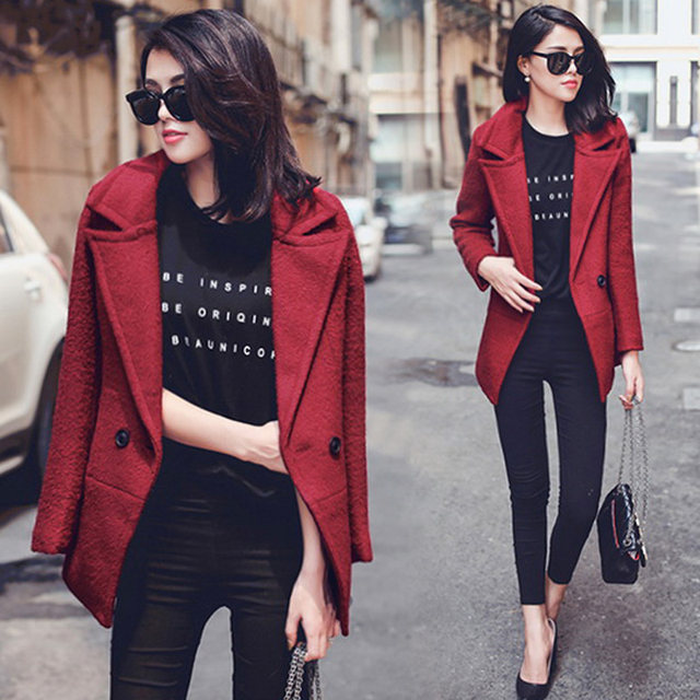 Shen Yidu 2021 autumn new women's autumn and winter clothing autumn and winter medium and long woolen coat coat Y592