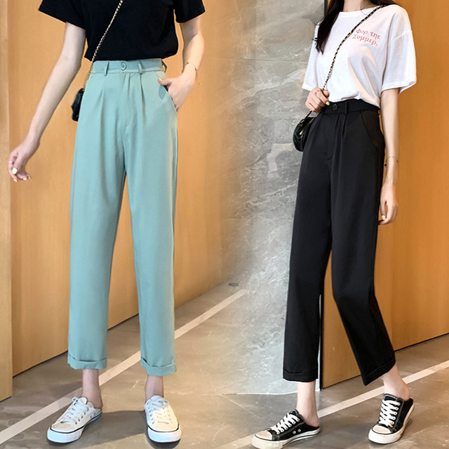 Deep Yidu 2022 spring new women's clothing spring and autumn fashion boutique casual suit trousers 12634 FK-W