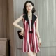 Shen Yidu mùa hè năm 2021 mới của phụ nữ áo khoác hai mảnh mùa hè áo khoác jumpsuit áo gió phù hợp với 8119 - Bộ đồ