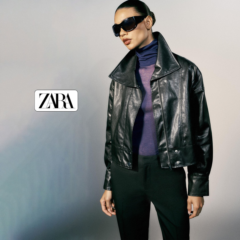 Direct Shipping Purchase Zara Black Faux Leather Jacket Women's Long-Sleeve Turn-Down Collar Belted Short Biker Style Jacket Direct Shipping Purchase Zara Black Faux Leather Jacket Women's Long-Sleeve Turn-Down Collar Belted Short Biker Style Jacket