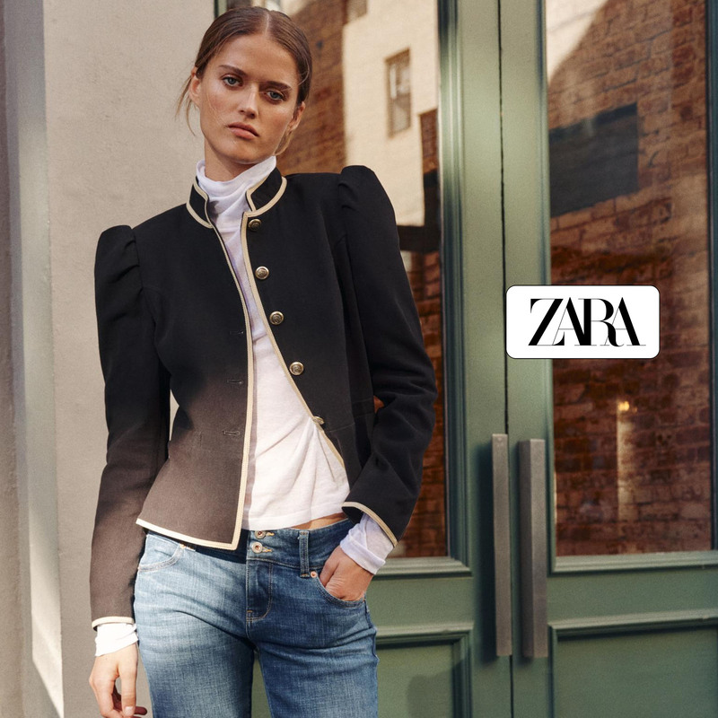 Direct Shipping Purchase Zara Pure Cotton Jacket Women's French-Style Stand Collar Long-Sleeve Slim Fit Metal Button Short Jacket Direct Shipping Purchase Zara Pure Cotton Jacket Women's French-Style Stand Collar Long-Sleeve Slim Fit Metal Button Short Jacket