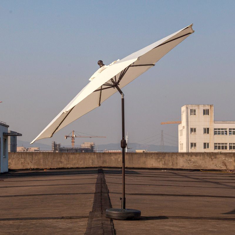 3m Center Pole Straight Umbrella Outdoor Patio Sunshade Umbrella Banquet Balcony Garden Large Sun Umbrella Coffee Bar Umbrella