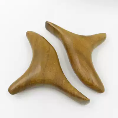 Fragrant Wood massager solid wood foot point pen point pressing Meridian Rod triangle bird massage cone scraping board