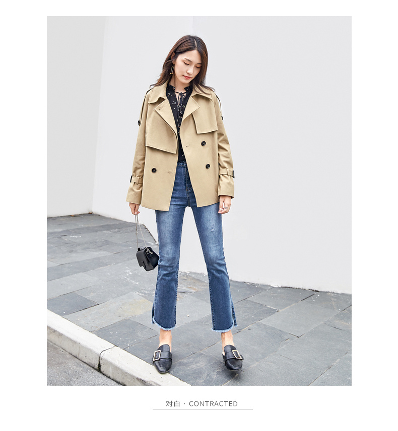 Trench pour femme en Coton - Ref 3228241 Image 34