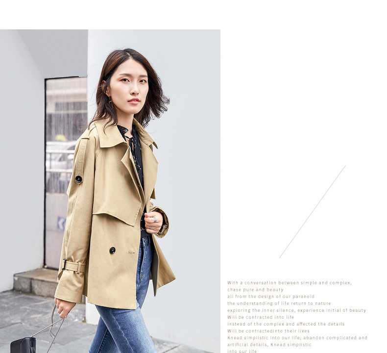 Trench pour femme en Coton - Ref 3228241 Image 36