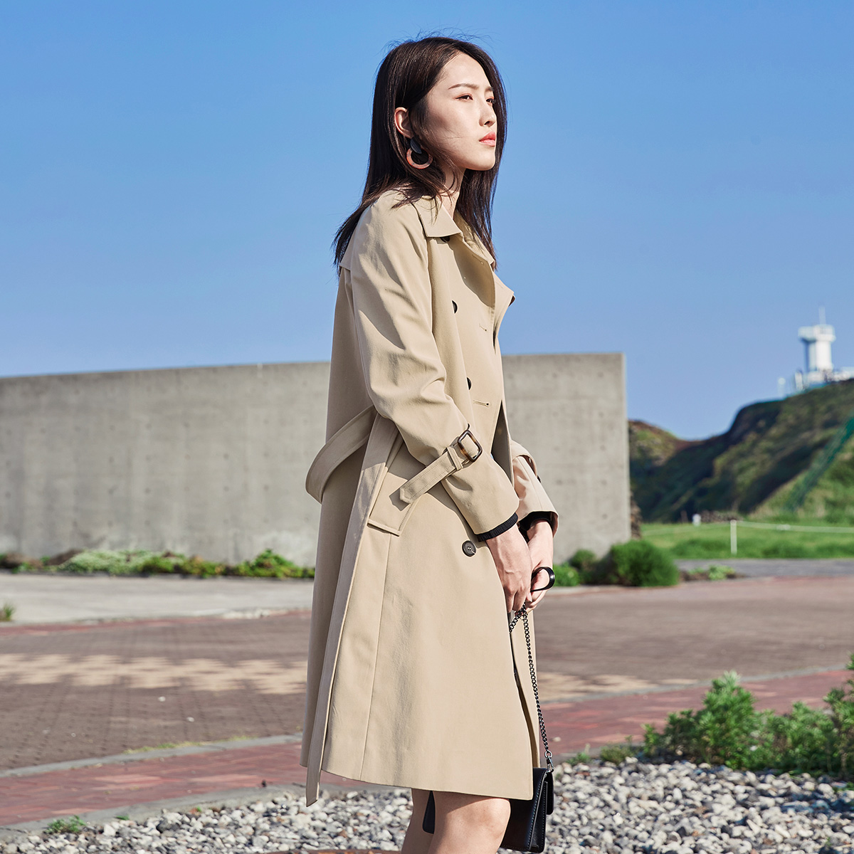 Trench pour femme en Polyester - Ref 3227151 Image 3