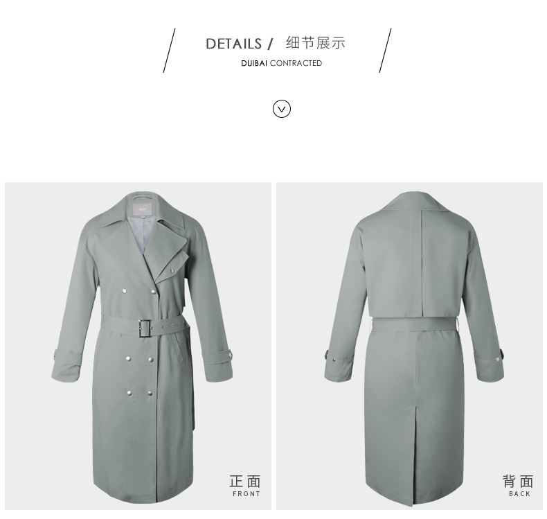 Trench pour femme en Coton - Ref 3226675 Image 33