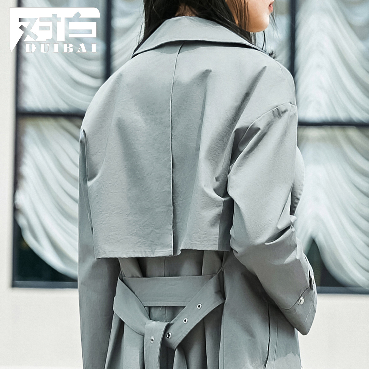 Trench pour femme en Coton - Ref 3226675 Image 4