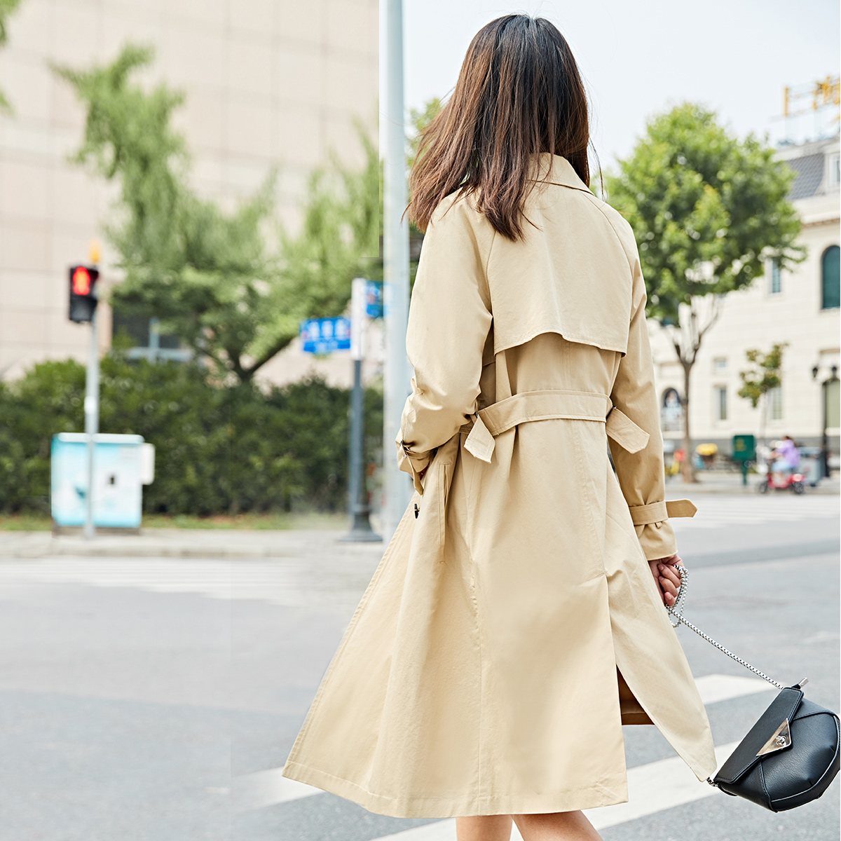 Trench pour femme en Coton - Ref 3225638 Image 3