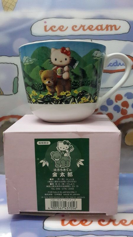 00年日本箱根限定Hello Kitty金太郎馬克杯