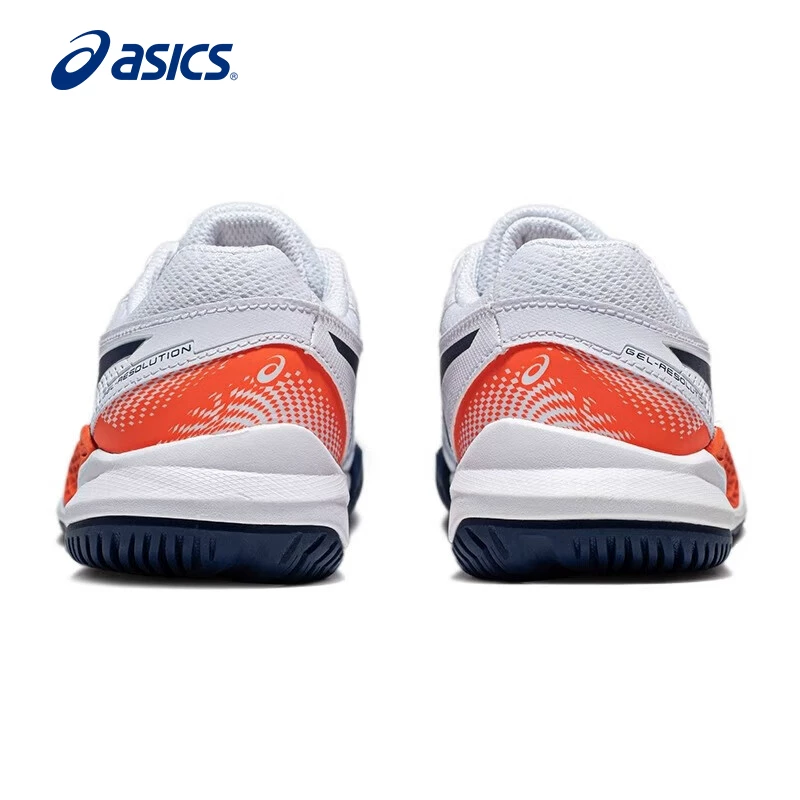 ASICS men's shoes youth tennis shoes GEL-RESOLUTION 9 GS cushioning women's sports shoes