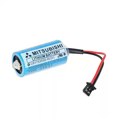 Compatible with Mitsubishi PLC special lithium battery (Mitsubashi Q6BAT CR17335SE-R 3V)
