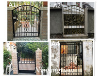 European simple Wrought iron door into the home single door Villa door Courtyard door Garden outdoor corridor aisle door customization