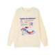 YUZI fish roe top sweatshirt plus size women's autumn ໄຂມັນເລັກນ້ອຍ mm slimming cover 200 pounds loose Korean style gentle