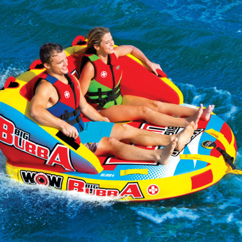US imports WOW imports 2 people on water inflatable sofa drag inflatable drag laps drag boat hovercraft