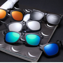 Myopia sunglasses clip type sun glasses mens polarized glasses clip driving mirror toad mirror toad mirror female eye fishing mirror