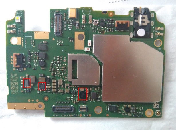 Suitable for Redmi 4A light control display IC Charging IC power amplifier wifi module Power signal amplifier