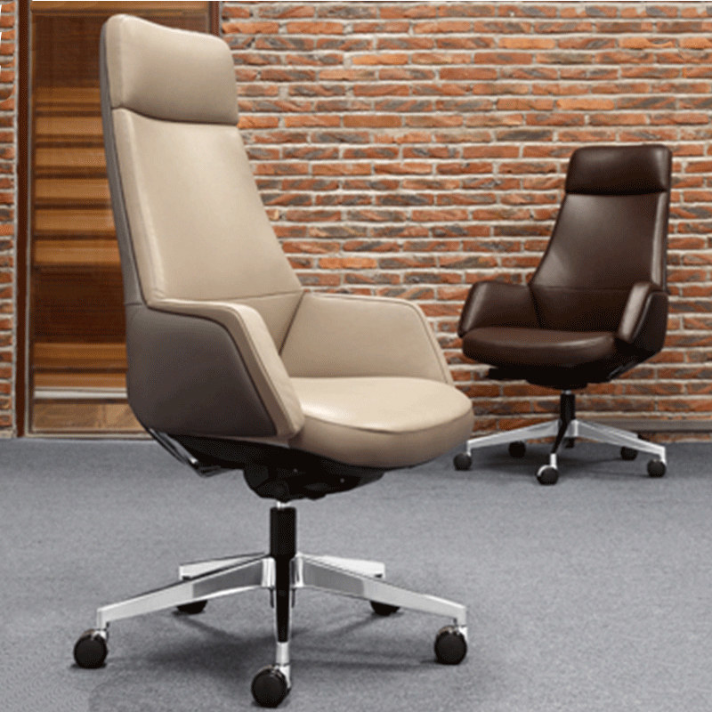 Boss Chair Leather Home Computer Chair High Back Swivel Chair Office Chair Ergonomic Supervisor Chair Leather Executive Chair