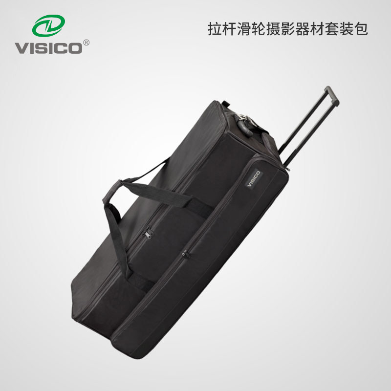 VISICO Wheeled Photography Equipment Set Bag/Portrait Case for Convenient Outdoor Shooting - .com