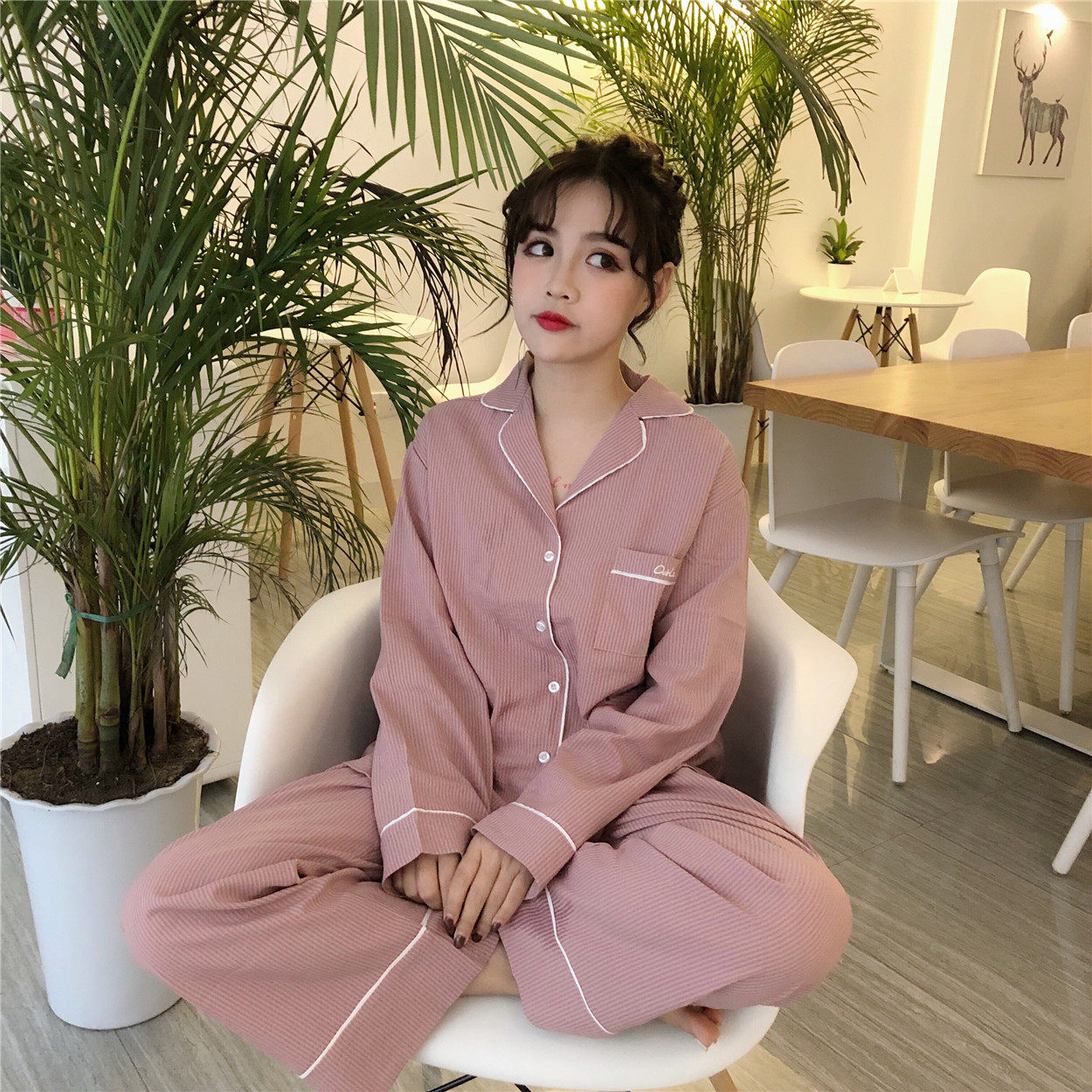 Pyjama mixte OTHER   en Polyester Polyester  à manches longues - Ref 2988505 Image 3