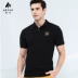 Ya Tao POLO áo sơ mi cotton cotton mùa hè tay ngắn màu rắn Paul áo thun nam cotton sơ mi nửa tay áo thun polo nam Polo