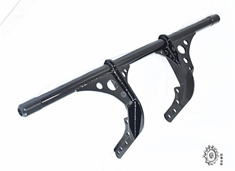 American-made imported steel pipe expert BungKing DS style modified M8 soft tail car series front word anti-fall bar