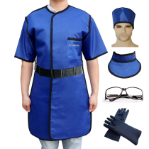 Lead coat X-ray protective clothing set lead apron oral CT dental lead gloves hat lead glasses 0 5 equivalent