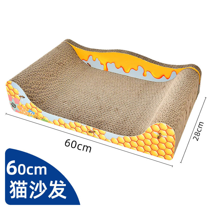 Large number of cat grabbing plate nest abrasion-proof corrugated paper cat sofa resistant to cat claw plate durable grinding claw machine Guiffee chair cat sofas-Taobao