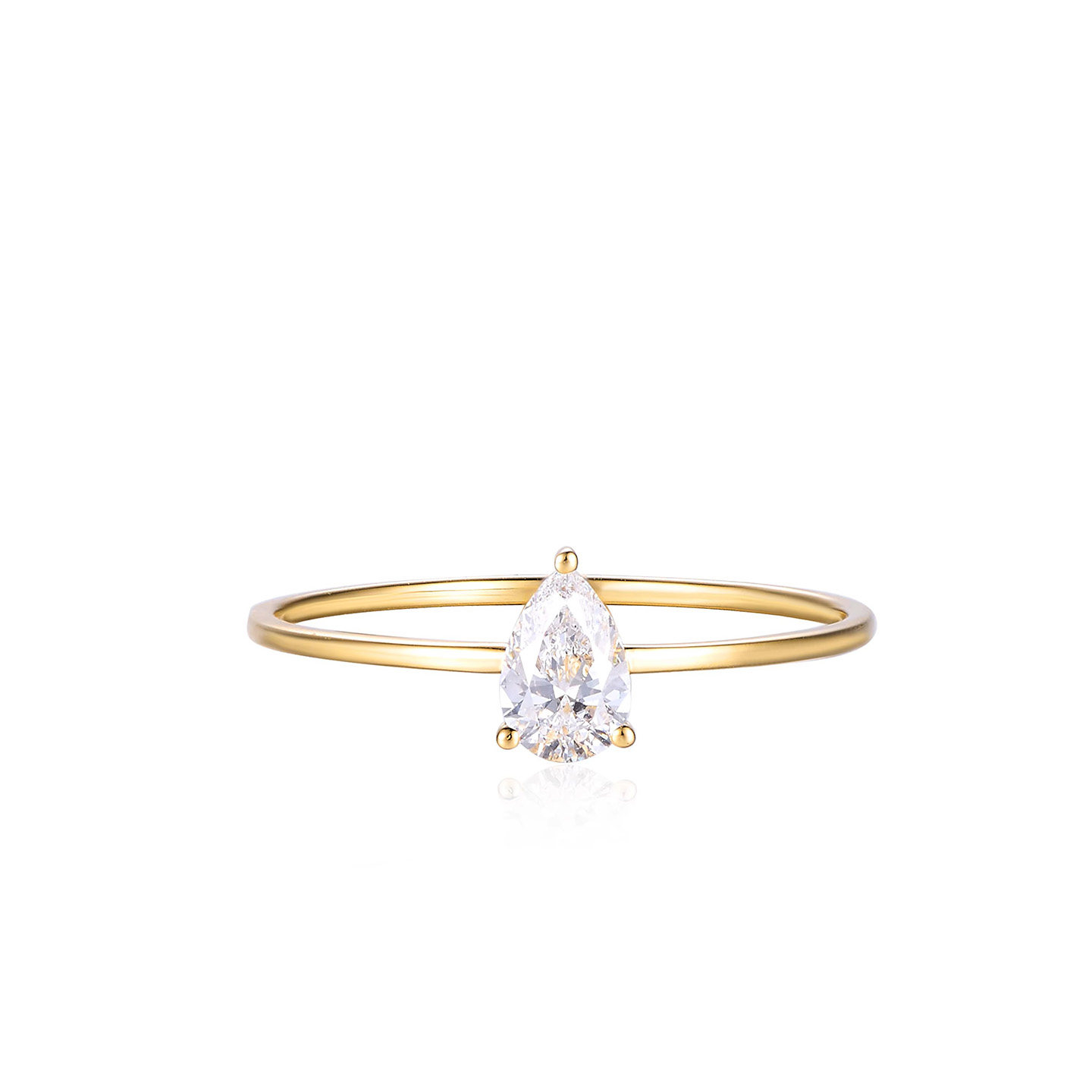 Кольцо You Jin Xi сердце 0.3ct размер 10