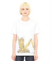 Fange foreign trade Japanese trendy brand G family cotton round neck casual printed short-sleeved top T-shirt parent-child models