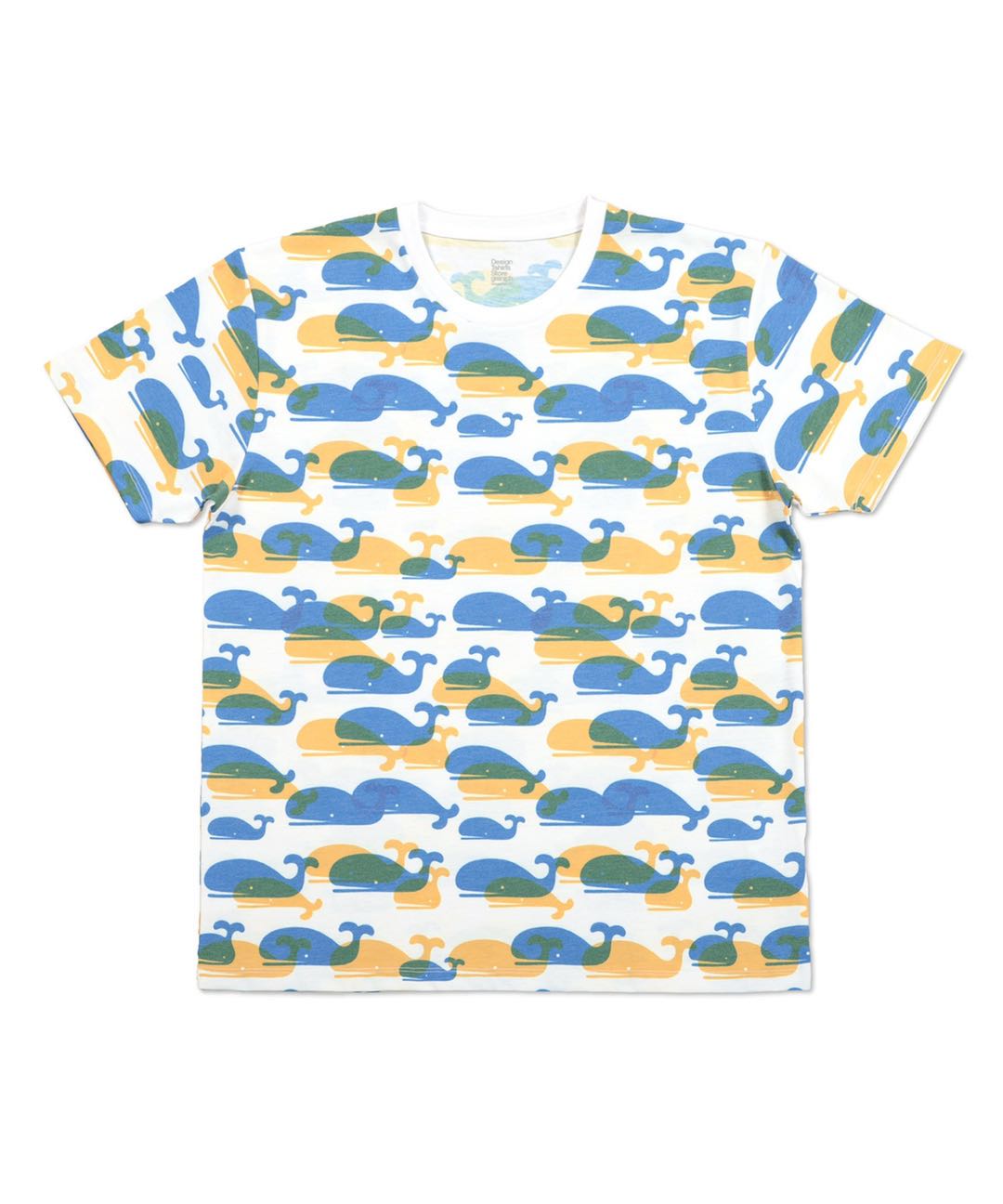 Ansong Foreign Trade Day Marine Sea Printing Short Sleeve T - shirt for men and women with the same paternity