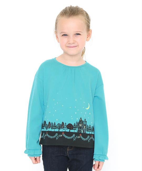 Fange foreign trade children's clothing Japanese fashion brand G home fashion round neck comfortable printing long-sleeved T-shirt long-sleeved shirt